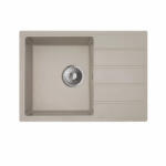  MILO METRO 620 x 440 x 195 mm gránit mosogató - Homokbézs (Pure sand) (MET-P-1KKO)
