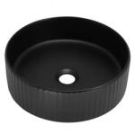  MINOTTI pultra helyezhető mosdó - 360x115 mm - Matt fekete (7039CM)