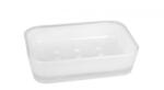  MINOTTI B szappantartó, üveg, fehér (B6423)