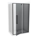  COPEN Absolut Black Pivot Zuhanyajtó 1000x2000 mm Füstüveg (C-02-B6100)