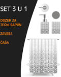  MINOTTI VITRAZ 3 az 1-ben fürdőszobai szett, 2000x1800 mm, vitrázs minta (MKS003)