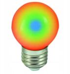 spectrumLED Led golyó izzó 1W E27 230V Rgb színes (043-KLK-01W-RGB)