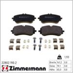 ZIMMERMANN Set placute frana ZIMMERMANN 22802.190. 2 (22802.190.2)