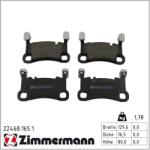 ZIMMERMANN Set placute frana ZIMMERMANN 22468.165. 1 (22468.165.1)
