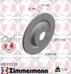 ZIMMERMANN Disc frana ZIMMERMANN 610.3727. 20 (610.3727.20)