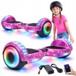 Elektromet Elektromos Gördeszka Hoverboard 6, 5' Inch Bluetooth Deszka Hangszórók Pink (CHIC D01 PINK)
