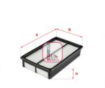 SOFIMA Filtru aer SOFIMA S 3626 A (S 3626 A) - fixbox
