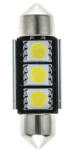 Autoledky Bec auto Sulfid C5W 36mm Canbus alb 2nd Gen