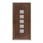 Bastion Usa exterior PVC MIA, 980x2000 mm, deschidere stanga, alb interior-nuc exterior