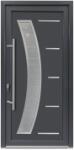 Bastion Usa exterior PVC GALIA, 980x2000 mm, deschidere stanga, alb interior-gri antracit exterior, maner spatial