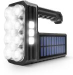 CARGUARD Lanternă solară LED COB - cu funcție de lumină de lucru - 1200 mAh - MicroUSB - 1000 lumeni - IP55 (13180493)
