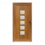 Bastion Usa exterior PVC MIA, profil Klass, 980x2000 mm, deschidere dreapta, stejar auriu