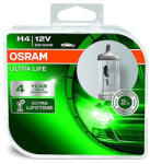 OSRAM Set 2 Becuri 12V H4 60/55 W Ultra Life Osram (64193ULT DUO)