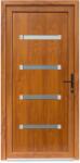 Bastion Usa exterior PVC MOSS, profil Klass, 980x2000 mm, deschidere dreapta, alb stejar auriu