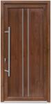 Bastion Usa exterior PVC OLIVIA, 980x2000 mm, deschidere stanga, nuc, maner spatial