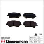 ZIMMERMANN Set placute frana ZIMMERMANN 25708.180. 1 (25708.180.1)