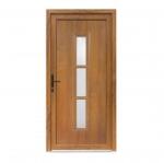 Bastion Usa exterior PVC SEDUM, profil Klass, 980x2000 mm, deschidere stanga, stejar auriu