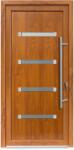 Bastion Usa exterior PVC MOSS, profil Klass, 980x2000 mm, deschidere dreapta, alb stejar auriu , maner spatial