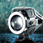 AVEX Proiector LED cu Lupa, Angel Eye ALB si Devil Eye RED, alimentare 12V, pentru Off-Road, ATV, SSV, UTV (AVX-T251017-5)