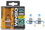 Winso Bec Halogen Winso Hyper +60% H3 - 12V, 55W PK22s ● 3400K ● Set 2 buc (12-745-898)