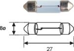 Magneti Marelli Bec Magneti Marelli C3W 12V 3W SV7-8 (10760713)
