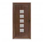 Bastion Usa exterior PVC MIA, 980x2000 mm, deschidere dreapta, alb interior-nuc exterior