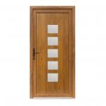 Bastion Usa exterior PVC MIA, profil Klass, 980x2000 mm, deschidere stanga, stejar auriu