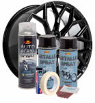 AVEX Kit complet reparatie si vopsire jante culoare Negru Metalizat, V2 (AVX-KVJ-NV2) - vagauto