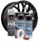 AVEX Kit complet reparatie si vopsire jante culoare Negru Metalizat, V4 (AVX-KVJ-NV4) - vagauto