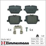 ZIMMERMANN Set placute frana ZIMMERMANN 21474.165. 2 (21474.165.2)