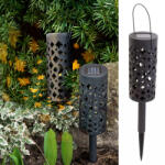 AVEX Set 4 lampi solare de gradina cu picior si agatatoare tip "Felinar" cu LED (AVX-KX4965)