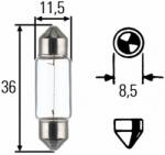 HELLA Bec Hella C5W 12V 5W SV8, 5 (10294912)