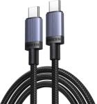 UGREEN Cablu pentru incarcare si transfer de date Ugreen L528, 2x USB-C, 100W, 5A, 480Mbps, 3m, Gri (6941876268344)