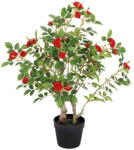 AdTrend Trandafiri artificiali rosii in ghiveci 16 x 70 cm (112121A)