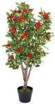 AdTrend Trandafiri artificiali rosii in ghiveci 16 x 120 cm (112122B)