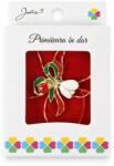 Flippy Martisor Brosa Mica in Cutie, Jolie, Dimensiune Brosa 2, 5-3 cm, Material Metal, Model Ghiocel cu Fundita, Multicolor (134739)