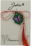 Jolie Martisor pentru Copii, Jolie, Material Cauciuc, Ambalaj Carton cu Design, Multicolor, Model Fluture (165197)