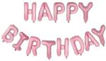 Flippy Set baloane folie Flippy, Happy Birthday, 40 cm, roz deschis (125300)