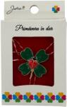 Jolie Martisor Brosa Mica in Cutie, Jolie, Dimensiune Brosa 2.5-3cm, Material Metal, Model Trifoi cu 4 Foi (134770)