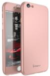 iPaky Husa Apple iPhone 6/6S Plus IPAKY Full Cover 360 Roz Auriu + Folie Cadou (00912)