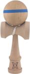 Flippy Kendama X Originala, Profesionala, Flippy, din Lemn, 18 cm, Special, Model cu Dunga, Albastru (161617)