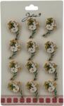 Flippy Set 12 Brose Martisor Primavara, Jolie, Model Margarete Impletite (134012)