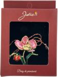 Jolie Brosa Vintage, Jolie, Material Metal, Ambalaj Carton, Dimensiune Brosa Aproximativ 4-6 cm, Model Lalea Roz (165154)