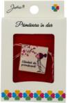 Jolie Martisor Brosa Mica in Cutie, Jolie, Design cu Mesaj, Dimensiune 2.5-3 cm, Material Metal, Model Primavara (164916)
