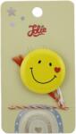 Flippy Martisor cu Brosa pentru copii, Jolie, Material Metal, Ambalaj Carton cu Design, Model Zambet, Galben (165709)