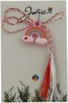 Jolie Martisor pentru Copii, Jolie, Material Cauciuc, Ambalaj Carton cu Design, Multicolor, Model Curcubeu (165191)