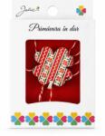 Flippy Martisor Brosa Mica in Cutie, Jolie, Model Trifoi Traditional, Metal, 2, 5-3 cm, Multicolor (134737)