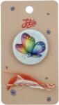 Flippy Martisor cu Brosa pentru copii, Jolie, Material Metal, Ambalaj Carton cu Design, Model Fluture, Multicolor (165706)