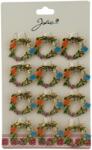 Flippy Set 12 Brose Martisor Primavara, Jolie, Model Coroana de Flori, Multicolor (134004)
