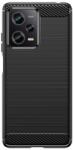 Flippy Husa de Protectie pentru Xiaomi Redmi 12 Pro, Flippy, Protectie 360, din TPU cu element de Carbon, Anti Alunecare, 1.8 mm, Negru (128080)